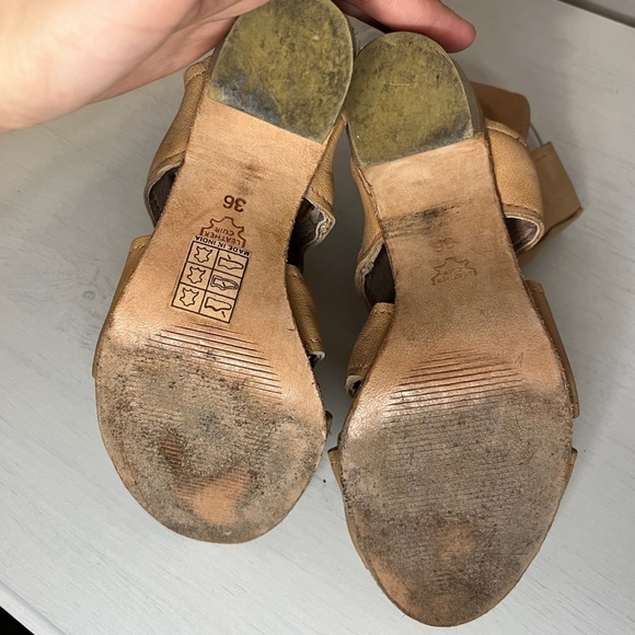 Free People Effie Stacked Heel Cut Out Leather Bootie - Picture 12 of 14